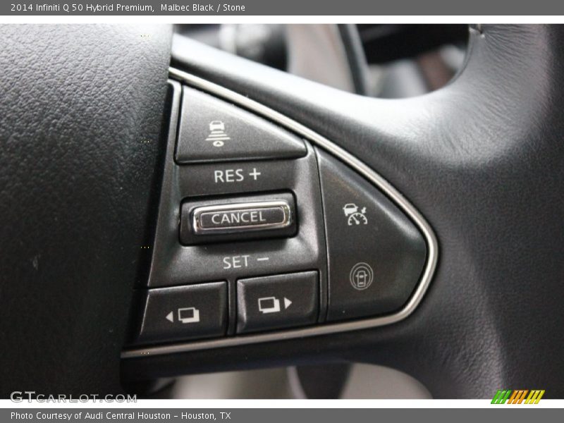 Malbec Black / Stone 2014 Infiniti Q 50 Hybrid Premium