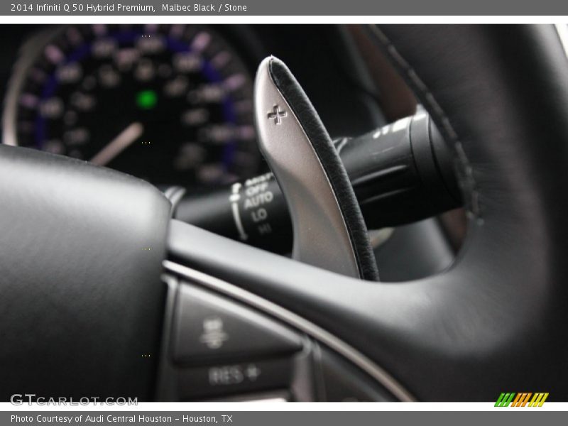 Malbec Black / Stone 2014 Infiniti Q 50 Hybrid Premium