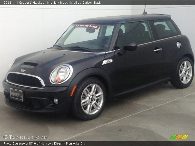 Midnight Black Metallic / Carbon Black 2011 Mini Cooper S Hardtop
