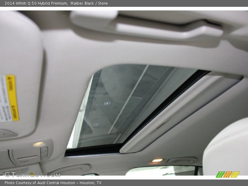 Malbec Black / Stone 2014 Infiniti Q 50 Hybrid Premium