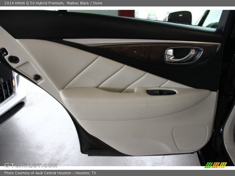 Malbec Black / Stone 2014 Infiniti Q 50 Hybrid Premium