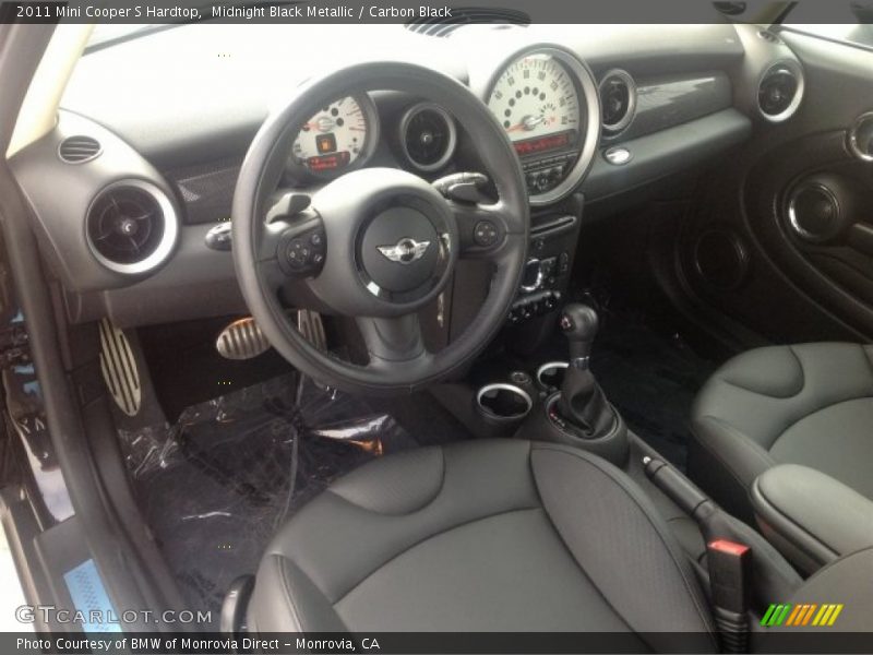 Midnight Black Metallic / Carbon Black 2011 Mini Cooper S Hardtop