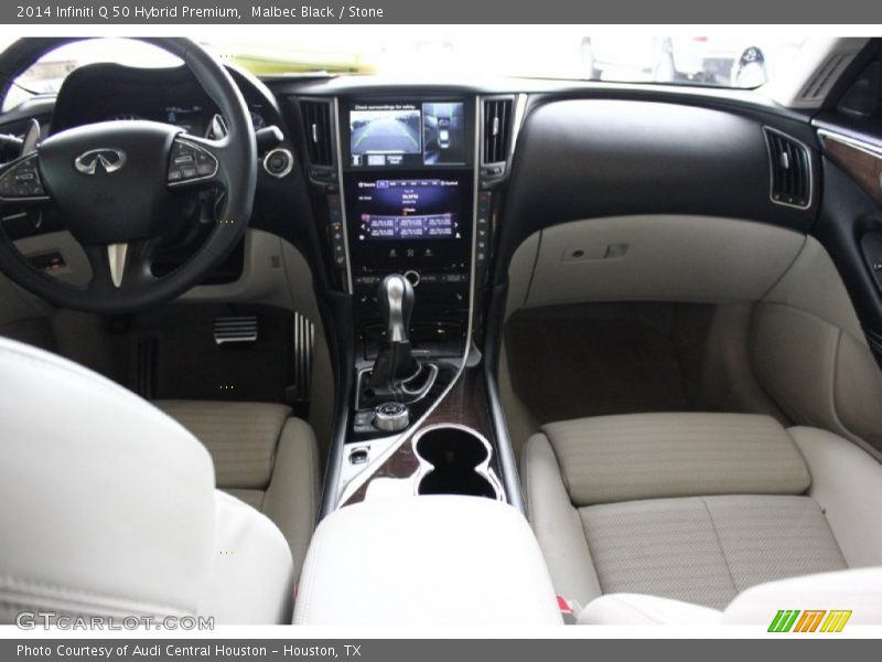 Malbec Black / Stone 2014 Infiniti Q 50 Hybrid Premium