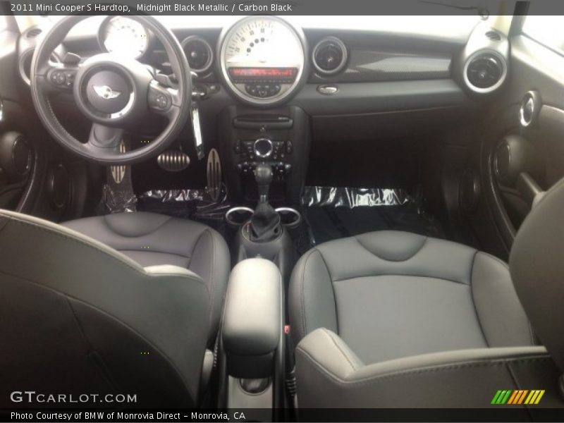 Midnight Black Metallic / Carbon Black 2011 Mini Cooper S Hardtop