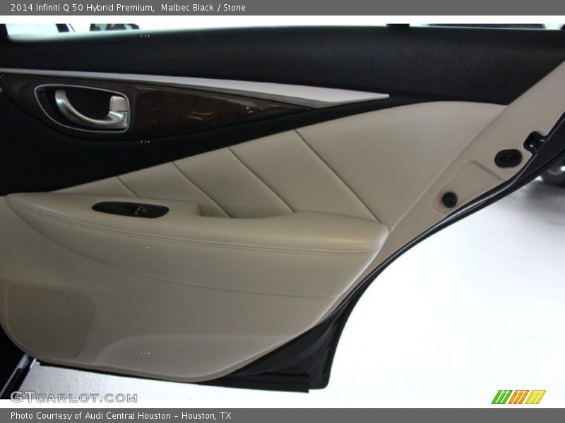 Malbec Black / Stone 2014 Infiniti Q 50 Hybrid Premium