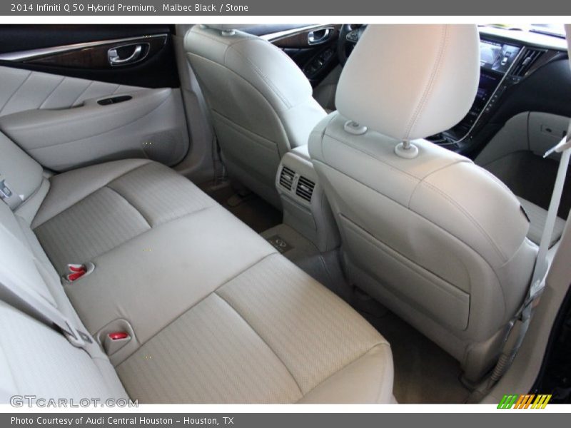 Malbec Black / Stone 2014 Infiniti Q 50 Hybrid Premium