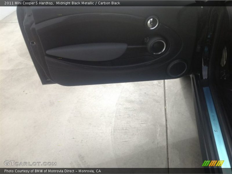 Midnight Black Metallic / Carbon Black 2011 Mini Cooper S Hardtop