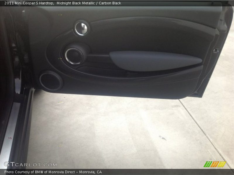 Midnight Black Metallic / Carbon Black 2011 Mini Cooper S Hardtop