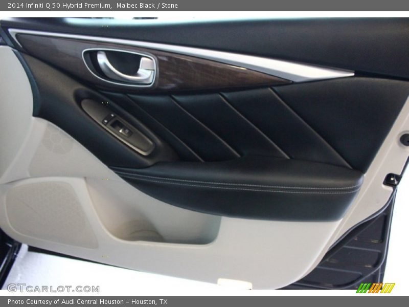 Malbec Black / Stone 2014 Infiniti Q 50 Hybrid Premium