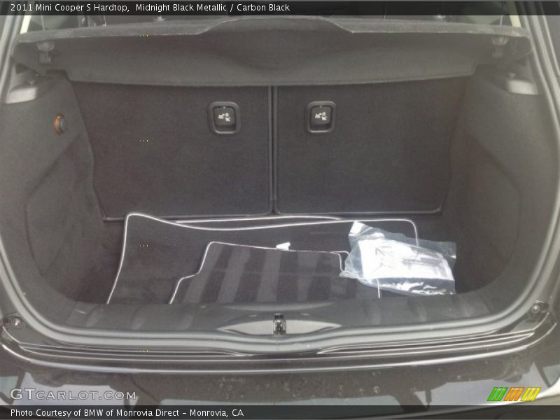 Midnight Black Metallic / Carbon Black 2011 Mini Cooper S Hardtop