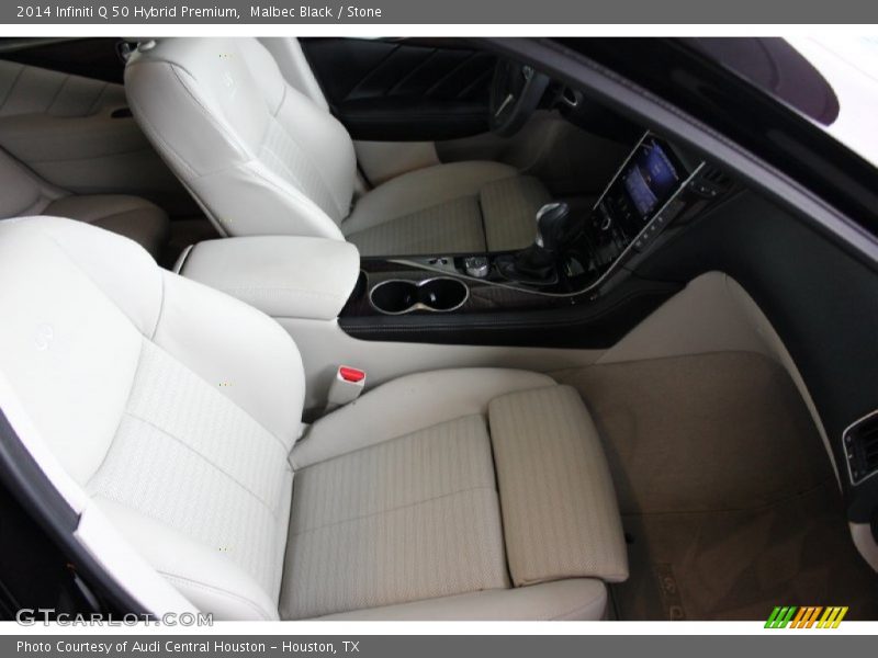 Malbec Black / Stone 2014 Infiniti Q 50 Hybrid Premium