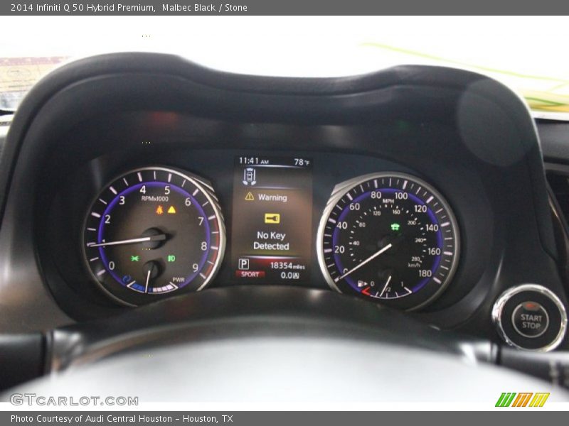  2014 Q 50 Hybrid Premium 50 Hybrid Premium Gauges