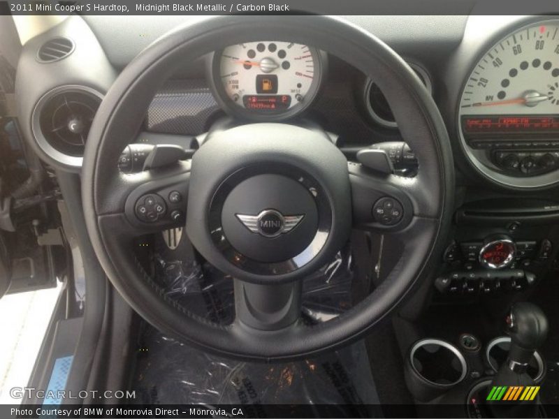 Midnight Black Metallic / Carbon Black 2011 Mini Cooper S Hardtop