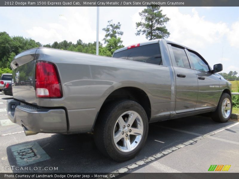 Mineral Gray Metallic / Dark Slate Gray/Medium Graystone 2012 Dodge Ram 1500 Express Quad Cab