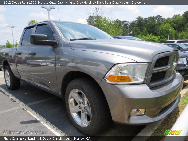 Mineral Gray Metallic / Dark Slate Gray/Medium Graystone 2012 Dodge Ram 1500 Express Quad Cab