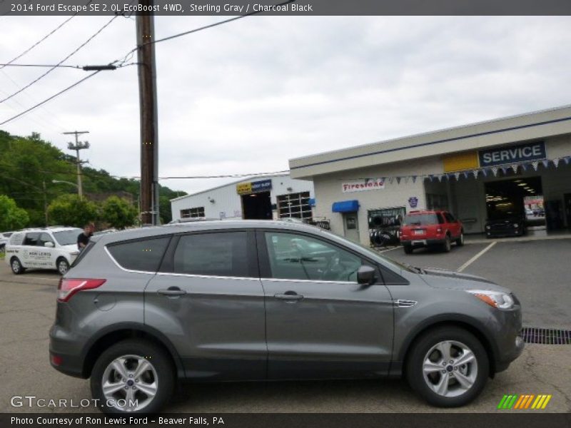 Sterling Gray / Charcoal Black 2014 Ford Escape SE 2.0L EcoBoost 4WD