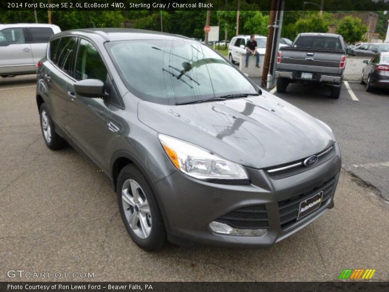Sterling Gray / Charcoal Black 2014 Ford Escape SE 2.0L EcoBoost 4WD