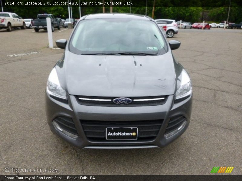Sterling Gray / Charcoal Black 2014 Ford Escape SE 2.0L EcoBoost 4WD