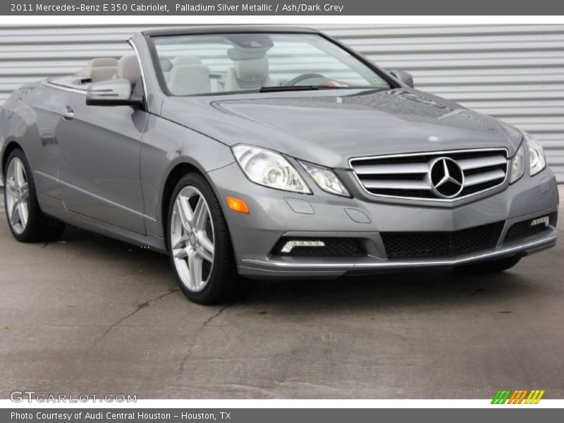 Palladium Silver Metallic / Ash/Dark Grey 2011 Mercedes-Benz E 350 Cabriolet