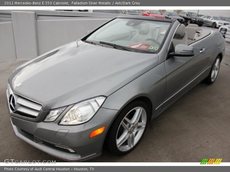 Palladium Silver Metallic / Ash/Dark Grey 2011 Mercedes-Benz E 350 Cabriolet