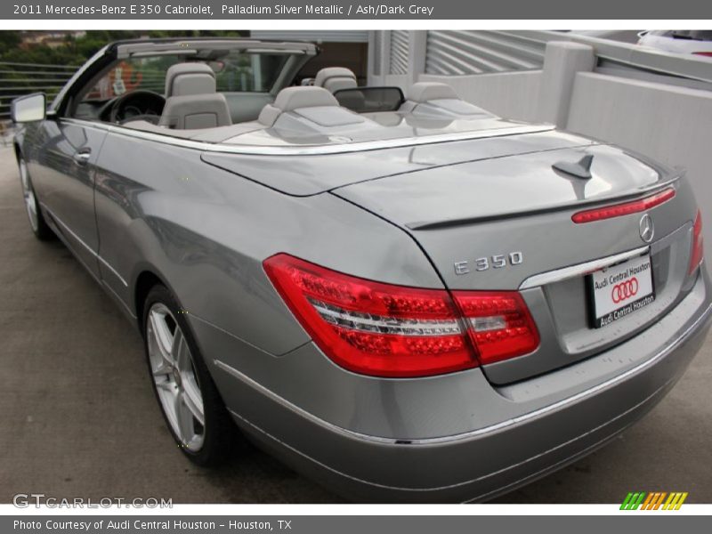 Palladium Silver Metallic / Ash/Dark Grey 2011 Mercedes-Benz E 350 Cabriolet