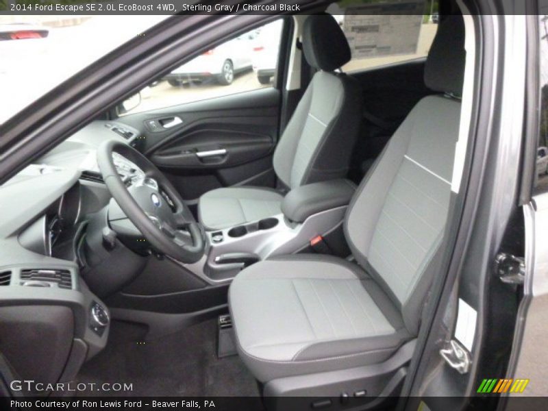 Sterling Gray / Charcoal Black 2014 Ford Escape SE 2.0L EcoBoost 4WD