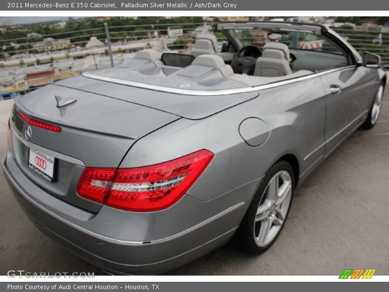 Palladium Silver Metallic / Ash/Dark Grey 2011 Mercedes-Benz E 350 Cabriolet