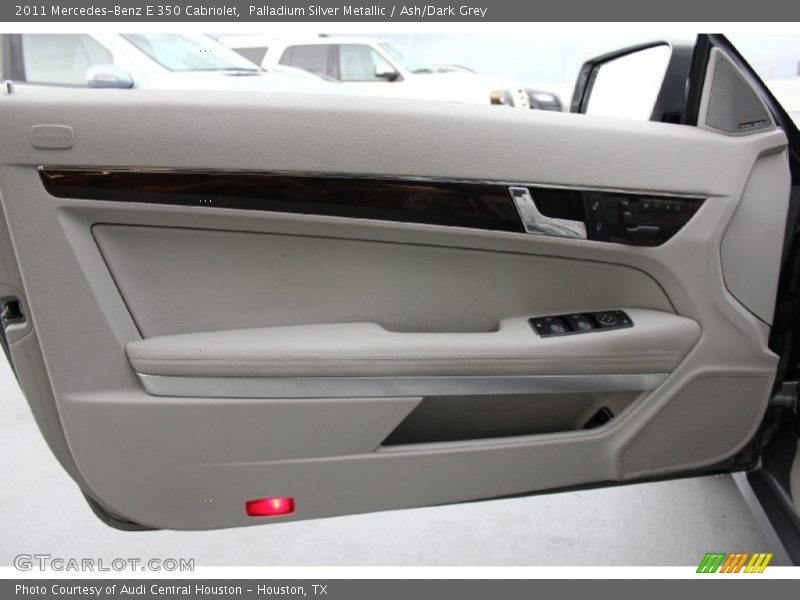 Palladium Silver Metallic / Ash/Dark Grey 2011 Mercedes-Benz E 350 Cabriolet