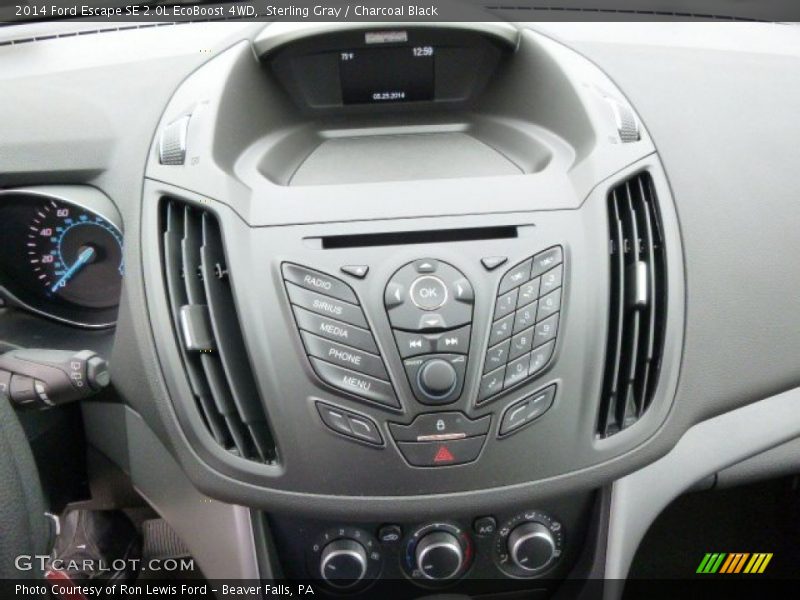 Sterling Gray / Charcoal Black 2014 Ford Escape SE 2.0L EcoBoost 4WD