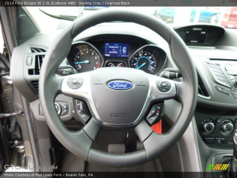 Sterling Gray / Charcoal Black 2014 Ford Escape SE 2.0L EcoBoost 4WD