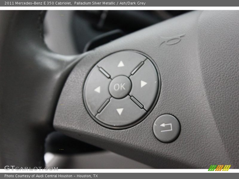 Palladium Silver Metallic / Ash/Dark Grey 2011 Mercedes-Benz E 350 Cabriolet