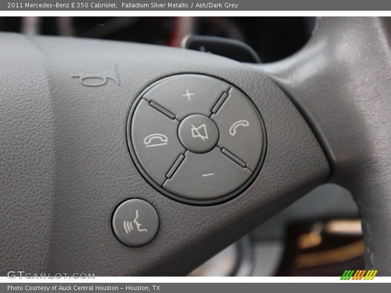 Palladium Silver Metallic / Ash/Dark Grey 2011 Mercedes-Benz E 350 Cabriolet