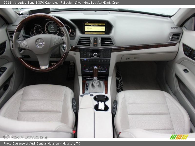 Palladium Silver Metallic / Ash/Dark Grey 2011 Mercedes-Benz E 350 Cabriolet