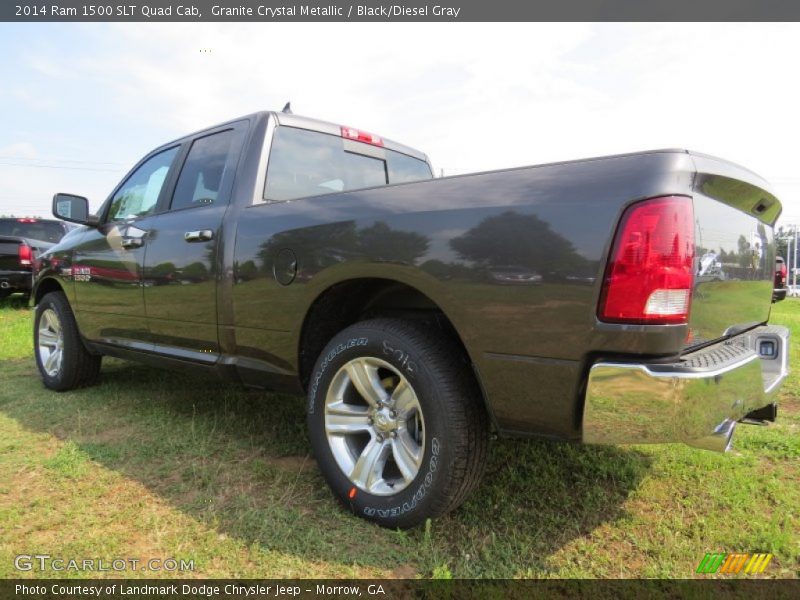 Granite Crystal Metallic / Black/Diesel Gray 2014 Ram 1500 SLT Quad Cab