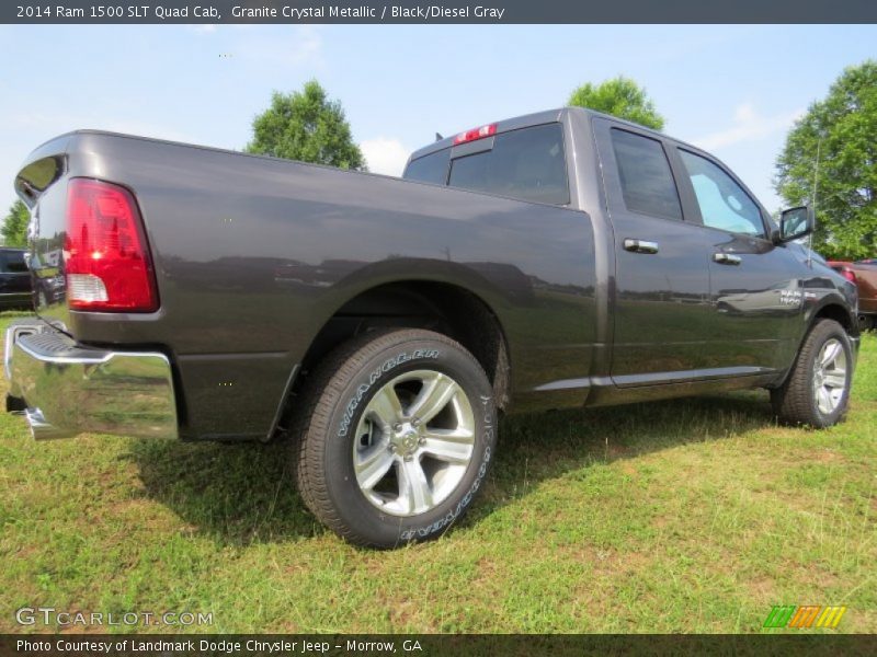 Granite Crystal Metallic / Black/Diesel Gray 2014 Ram 1500 SLT Quad Cab