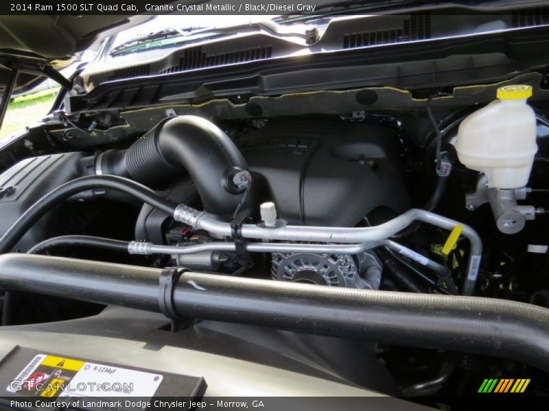Granite Crystal Metallic / Black/Diesel Gray 2014 Ram 1500 SLT Quad Cab