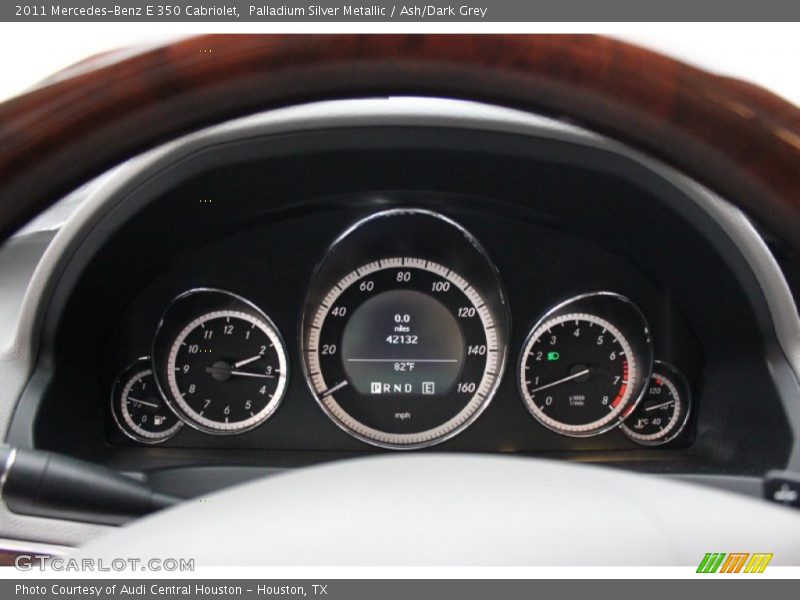 Palladium Silver Metallic / Ash/Dark Grey 2011 Mercedes-Benz E 350 Cabriolet