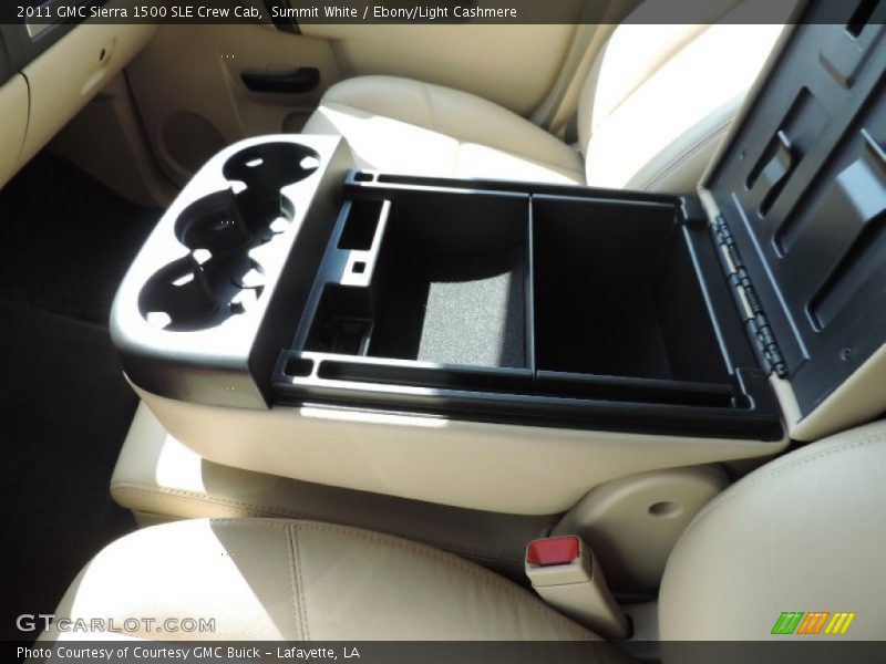 Summit White / Ebony/Light Cashmere 2011 GMC Sierra 1500 SLE Crew Cab