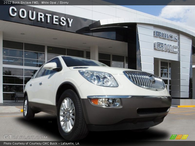 White Opal / Ebony 2012 Buick Enclave FWD