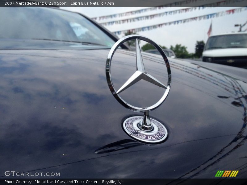 Capri Blue Metallic / Ash 2007 Mercedes-Benz C 230 Sport