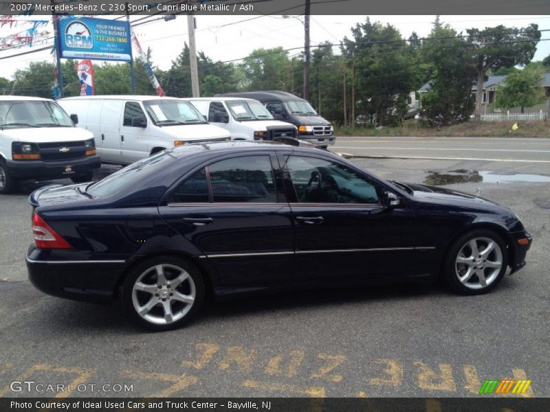 Capri Blue Metallic / Ash 2007 Mercedes-Benz C 230 Sport