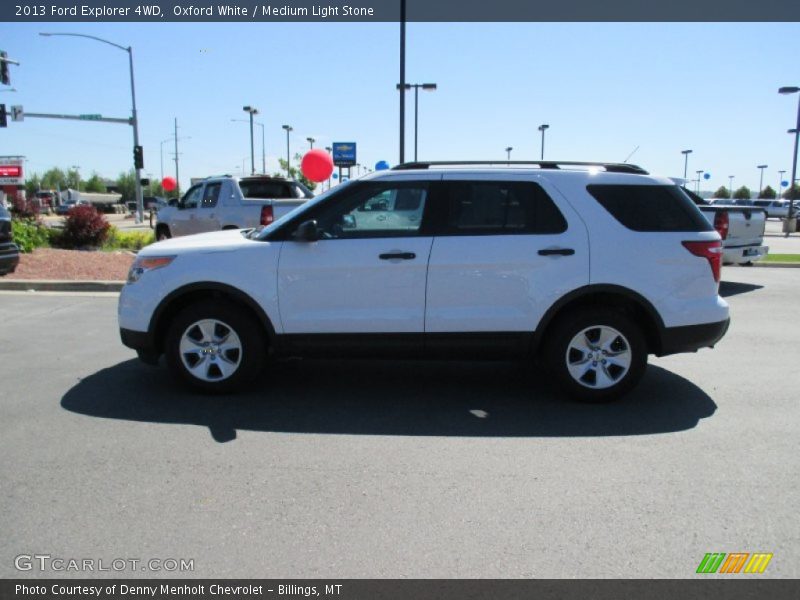 Oxford White / Medium Light Stone 2013 Ford Explorer 4WD