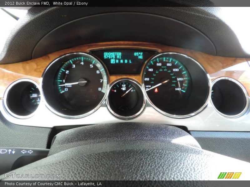 White Opal / Ebony 2012 Buick Enclave FWD