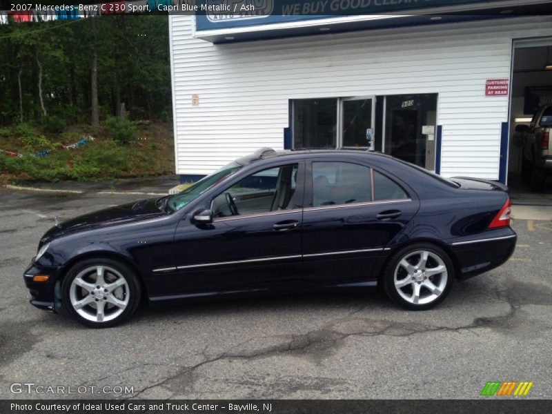 Capri Blue Metallic / Ash 2007 Mercedes-Benz C 230 Sport