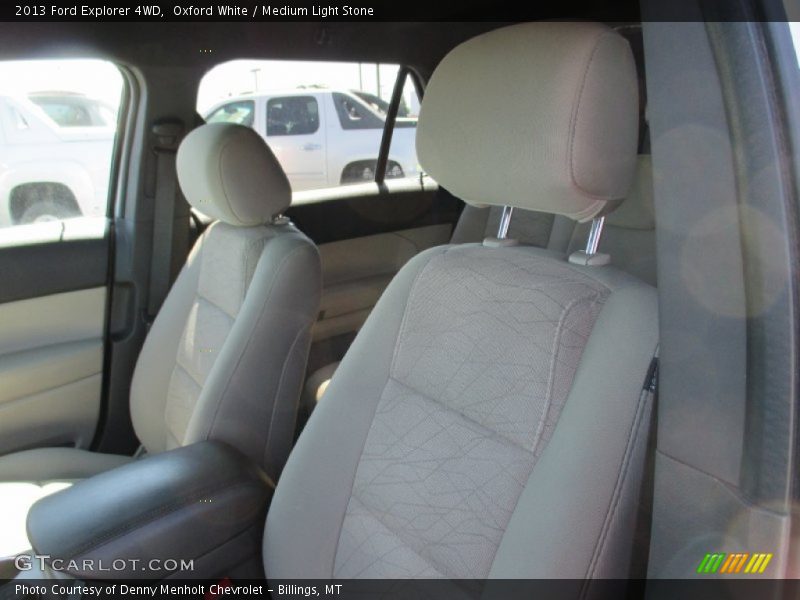 Oxford White / Medium Light Stone 2013 Ford Explorer 4WD