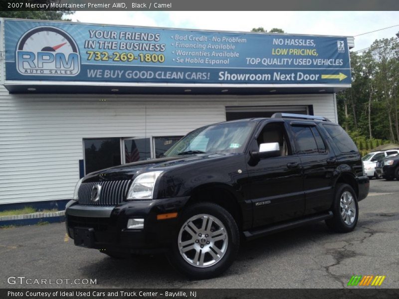 Black / Camel 2007 Mercury Mountaineer Premier AWD