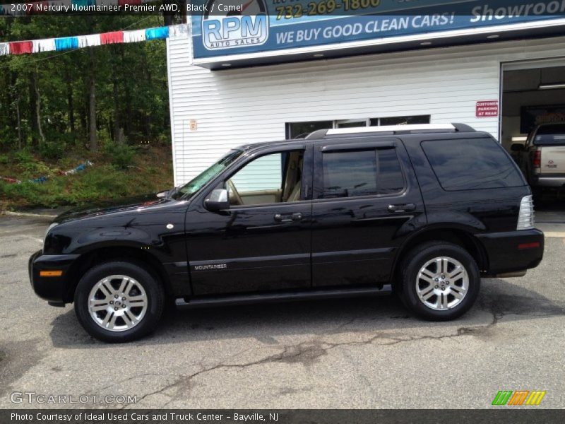 Black / Camel 2007 Mercury Mountaineer Premier AWD