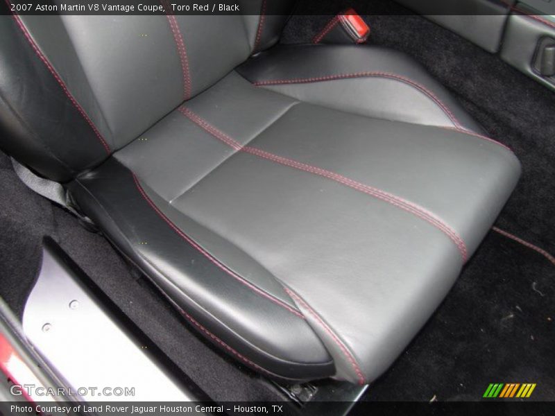 Front Seat of 2007 V8 Vantage Coupe