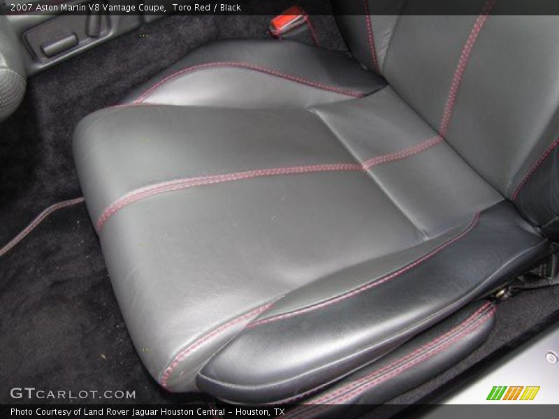 Front Seat of 2007 V8 Vantage Coupe