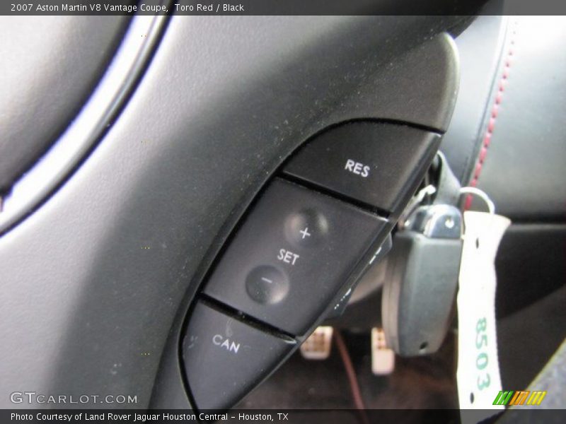 Controls of 2007 V8 Vantage Coupe